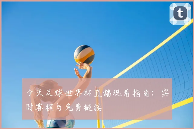 今天足球世界杯直播观看指南：实时赛程与免费链接